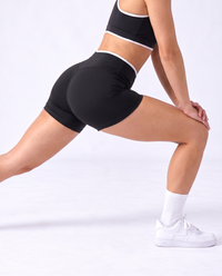 Women’s High Rise Color Block Yoga Shorts