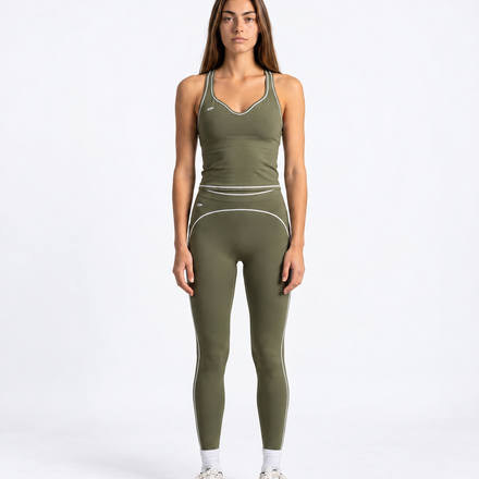 Women's High Rise Topstitching Leggings