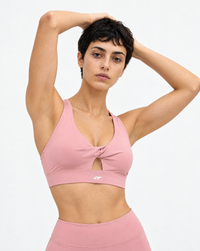 Women's Twist Front V-Neck Sports Bra
