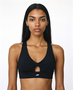 Women's Twist Front V-Neck Sports Bra