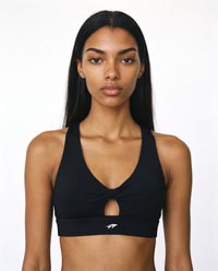 Women's Twist Front V-Neck Sports Bra