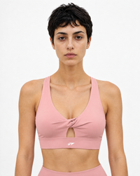 Women's Twist Front V-Neck Sports Bra