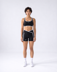 Women’s High Rise Color Block Yoga Shorts