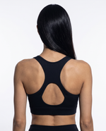 Women’s Cropped Zip Yoga Sports Bra