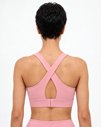 Women's Twist Front V-Neck Sports Bra