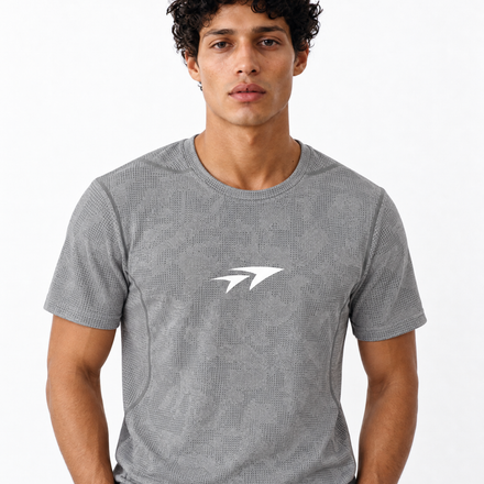 Men's Jacquard Slim Mesh T-Shirt